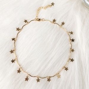 Gold Plated Star Choker